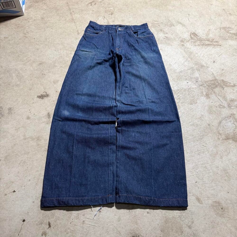 Zoom Dark Wash Super Baggy Jeans